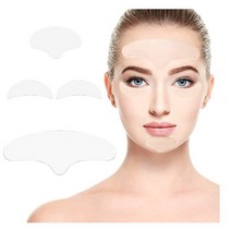 팔자주름패치 미간 리프팅패치얼굴 주름 패치-12 가지 스타일 눈 입 또는 이마 주름을위한 방지 패치-얼굴, [12] 4 Pcs set