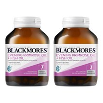 (1+1) Blackmores 블랙모어스 이브닝 프림로즈 피쉬 오일 달맞이꽃 오메가3 100캡슐 2팩