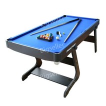 가정용당구대 미니당구대 세트 연습용 접이식 포켓볼, iPool Z4(파란색) 1.4m