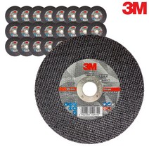 3M 5인치 실버 절단석 그라인더날 51791 SILVER 1Pack(25개입), 25개