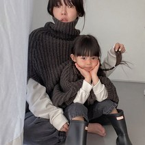 엄마랑딸 트레이닝 성장앨범 가족 패밀리룩 아빠랑아들 고급 바캉스 세련된 돌사진 시밀러룩, 엄마 S, 차콜 그레이