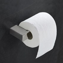 21세기트랜드 화장실리모델링 욕실선반 모음, 1개, C-06 스틸 심플 휴지걸이 실버