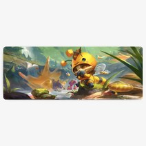 당일발송 리그오브레전드 장패드 게이밍장패드 800x300x4mm, JP83_A51.티모, 1개