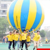 뉴스포츠 워크샵 체육행사용품 회사야유회 큰 공 단체 달리기 게임 활동 교구 운동회, 표준형(직경 2m)