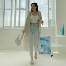 [시크블랙]라티브 린넨 로브 롱 가디건