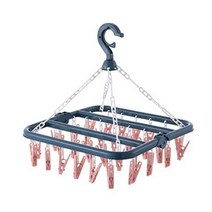 생각나래 생각정리 양말 속옷 빨래 집게 32p 건조대 핑크, 3개