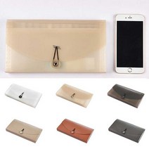 깔끔 통장 보관집 바인더 문구 미니 파일 영수증 보관, 에이치비몰 중_화이트