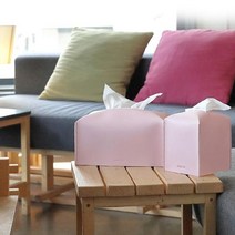 아날로그 심플 가죽 일반 직사각형 티슈케이스, 빈티지와인_일반(240x120mm)