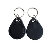 YARONGTECH RFID Key 13.56mhz Black MIFARE Classic 1K chip (Pack of 100), 1