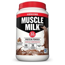 머슬 밀크 프로틴 파우더 1.12kg 피넛 버터 초콜릿 Muscle Milk Genuine Protein Powder Peanut Butter, 1개, 1