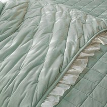 데코지 엔젤 프릴 극세사 차렵이불+베개커버 세트