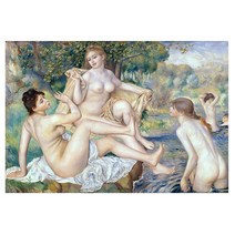 [드래곤볼오리지널] 고려미술 명작 갤러리 르누아르 명화 목욕하는여인들 그림 액자 인테리어 캔버스액자