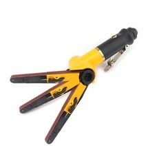 벨트샌딩기 미니샌딩기 벨트샌더 10330mm 38 quot에어 벨트 샌더 샌딩 머신 공압 연마 도구 에어 앵글 그라인딩, Yellow Belt Sander