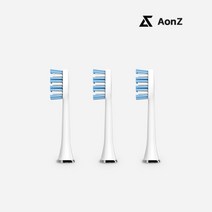 에이온즈 FC바르셀로나 음파전동칫솔 미세모 리필 칫솔모 3개입 AOZ-TV3WB, 단품