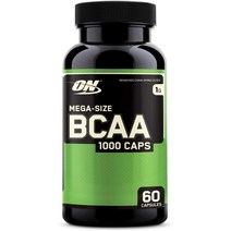 Optimum nutrition 옵디멈뉴트리션 Instantized BCAA 캡슐 케토 친화적인 분지쇄 필수 아미노산 1000mg 60개