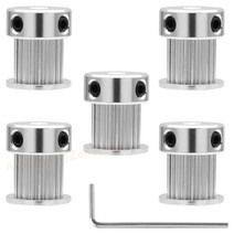 타이밍 풀리 동기 휠 풀리 치아 보어 너비 벨트 알루미늄 프린터, 없음