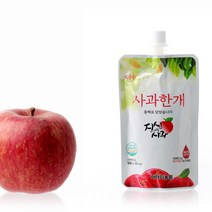 강원 정선 고랭지 사과로 만든 아라리 농원 주스 사과한개 30팩