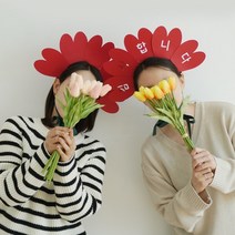 대형 카네이션 머리띠 만들기 DIY 키트, 감사합니다 ＋ 양면테이프