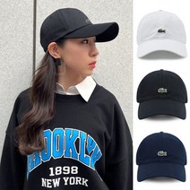 뉴욕트레이딩(연합) 라코스테 오가닉 코튼 볼캡 야구모자