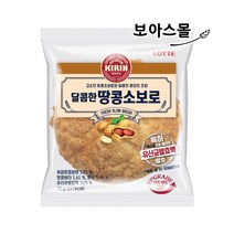 롯데 달콤한 땅콩소보로 75g, 10개