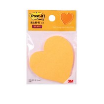 3M 모양 포스트잇 윙크하트 W-Heart 45매입