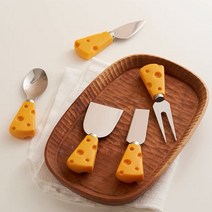 반개체리홈 우드 치즈 디저트 커트러리 5종세트 (케이스 증정)