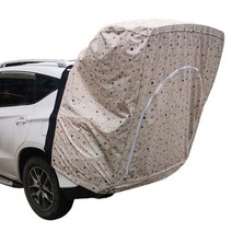 카텐트 쉘터 차박 캠핑용 car tents for 캠핑 suv car rear tent awning 방수 및 내후성 oxford cloth car roof top tent, 회색
