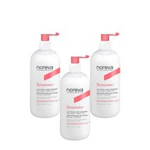 노레바 센시디안 수딩 미셀라 클렌징 밀크 500ml Noreva Micellaire Dermo nettoyant Sensidiane, 3팩