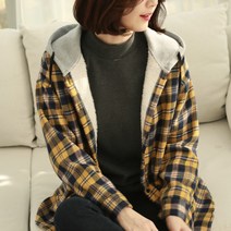 [웬디즈갤러리] 블레드 양털 후드 남방 TSH005