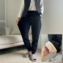 별별모아 한겨울 진짜 따뜻한 양털기모 조거팬츠