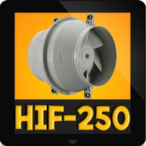 한일전기 HIF-250 인라인팬 방습 덕트 송풍기