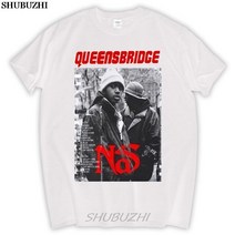 NAS 시놀로지나스 구축 서버Nas queensbridge t 셔츠 여름 남성 뜨거운 판매 o 목 100% 코 튼 남자 팬 탑, 02 WHITE_14 child height 150cm