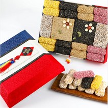 강원도 수제한과 한지선물세트 1호(총1.3kg내외)보자기증정, 단품