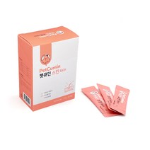 펫큐민 스킨 강아지 고양이 피부 모발 영양제 수용성 커큐민 강황 30포