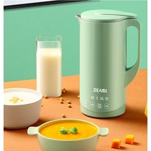 가정용 무소음 예약 독일 소형 두유기 두유제조기 2인, 핑크 350ML