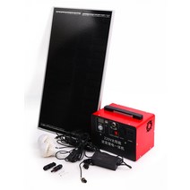 태양광 발전시스템 가정용 야외 배터리 자가설치 제어, 300W 발전기 82000 배터리 100W보드