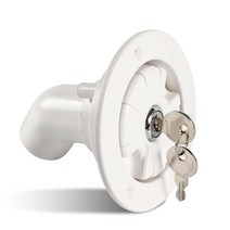 캠핑카컨트롤러 부품 용품 캠핑카 트레일러용 RV 보트용 키 잠금 가능 해치 입구 필터 담수 중력 흰색 캐러밴 액세서리, [01] G5AD11AG201189