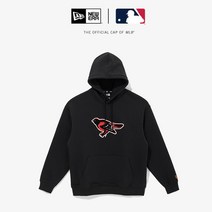 뉴에라 AP 13338690 MLB 쿠퍼스타운 부클레 볼티모어 오리올스 후드 블랙, 없음