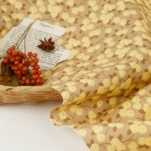 천 패브릭 코튼 소잉 친환경 오코텍스인증 99.99%항균항염원단 E-DTP 면20수) MCO1016 윈드베이비동백 베이지 S04