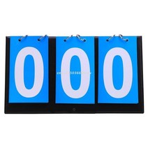 탁구리턴보드 탁구용품전문점 234 디지털 플립 스코어 스코어 실내 야외 운동 스포츠 장식 배드민턴 테니스, 3bl