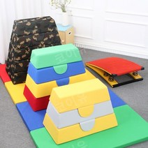 점프 매트 안전 뜀틀 키즈 운동 체육 발달 체조 활동, L