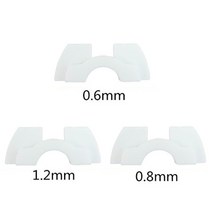 샤오미 M365 1S Pro 전기 스쿠터 용 고무 댐핑 쿠션 스페이서 액세서리 팩 폴 프론트 포크 진동, 3pcs White, 3pcs White