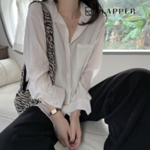 플래퍼 FLAPPER 링클시어서커셔츠_FB3SSH005C