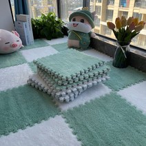 뽀글이 바닥 쿠션매트 유아 놀이방 거실 매트 퍼즐매트 10p, 30x30x0.8cm, 3