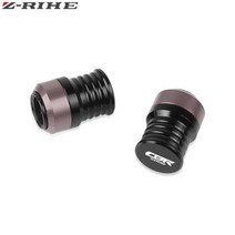 오토바이 액세서리 CNC 알루미늄 휠 타이어 밸브 스템 캡 혼다 용 밀폐 커버 CBR500R 2013-2020 2019, 03 Gray