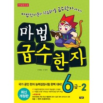 마법천자문 마법 급수한자 6급 2:마법천자문의학습효과를급수한자까지! 국가공인한자능력검정시험완벽대비!, 아울북