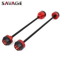 MT09 2021 리어 프론트 슬라이더 YAMAHA MT 09 MT-09 Tace 900GT 2022 9GT 9 오토바이 휠 프로텍터, Front Rear Red