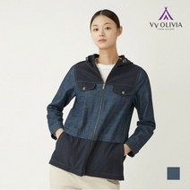 올리비아로렌 데님패치 야상점퍼 VVCCLYS2371