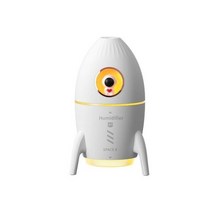 공기청정기 USB 충전 우주 비행사 로켓 가습기 350ml 대형 스프레이 데스크탑 홈 침실 미니 아로마 테라피, 02 White_01 USB Model, White_CHINA | USB Model
