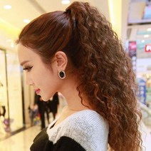 데일리위그 곱슬묶음머리부분가발 흑인머리가발 흑인곱슬머리가발, passionstory 1, passionstory 블랙